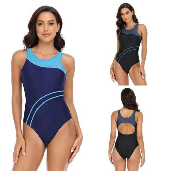 womens one piece color matching swimsuit backless quick drying swimwear direct supply, White;black
womens one piece color matching swimsuit backless quick drying swimwear direct supply, White;black