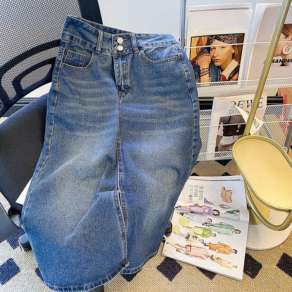 skirts retro blue high waist mid-length denim skirt women's spring summer simple street style straight split a-line skirt female 230506, Black
skirts retro blue high waist mid-length denim skirt women's spring summer simple street style straight split a-line skirt female 230506, Black