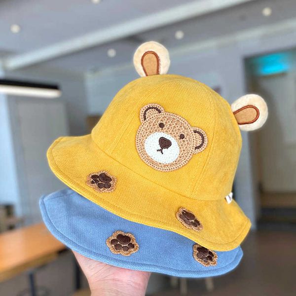 stingy brim hats cute bear children bucket hat cartoon ears baby fisherman cap for boy girl summer korean kids wide brim panama sun hats j23, Blue;gray
stingy brim hats cute bear children bucket hat cartoon ears baby fisherman cap for boy girl summer korean kids wide brim panama sun hats j23, Blue;gray