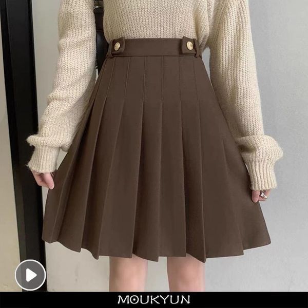 skirts moukyun korean elegant skirt spring women simple casual all-match skirts ladies high waist solid student pleated mini skirts 230506, Black
skirts moukyun korean elegant skirt spring women simple casual all-match skirts ladies high waist solid student pleated mini skirts 230506, Black