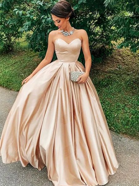 new evening dresses formal prom party gown a line strapless floor-length sweep train satin long backless plus size custom, Black
new evening dresses formal prom party gown a line strapless floor-length sweep train satin long backless plus size custom, Black
