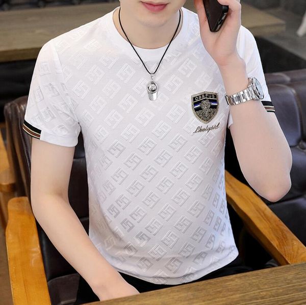 men's t-shirts designers men's short sleeve t-shirt ice silk embroidery high end diamond european men's summer knitted half s, White;black
men's t-shirts designers men's short sleeve t-shirt ice silk embroidery high end diamond european men's summer knitted half s, White;black