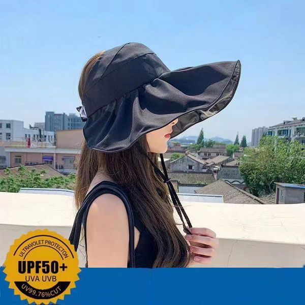 anti uv hat summer straw large wide brim sun visor cap beach empty cap (black), Pink;blue
anti uv hat summer straw large wide brim sun visor cap beach empty cap (black), Pink;blue