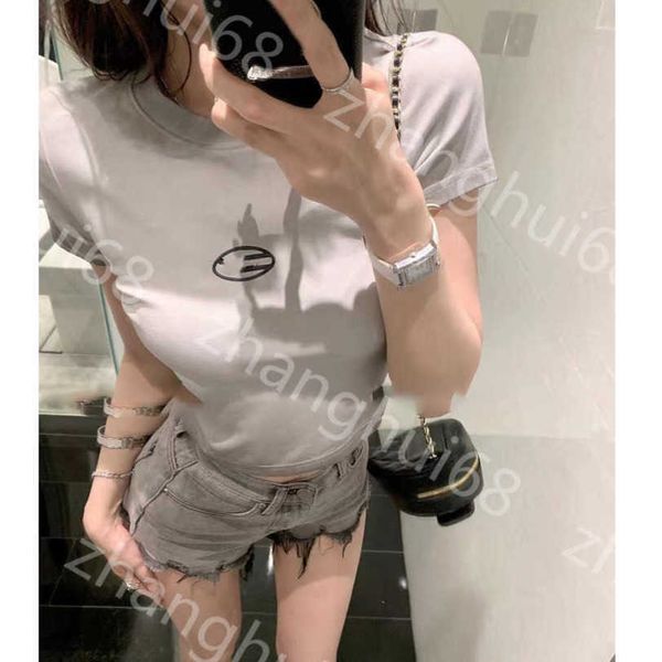 23ss womens t-shirt womens designer clothing tee round neck pure cotton embroidery gradual change short style slim short sleeves t-shirt wo, White
23ss womens t-shirt womens designer clothing tee round neck pure cotton embroidery gradual change short style slim short sleeves t-shirt wo, White