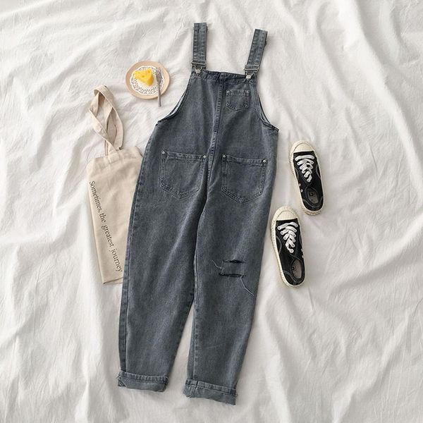 jeans s5xl overalls straps jeans women streetwear spring autumn fashion loose female jumpsuit oversize ripped hole denim pants, Blue
jeans s5xl overalls straps jeans women streetwear spring autumn fashion loose female jumpsuit oversize ripped hole denim pants, Blue