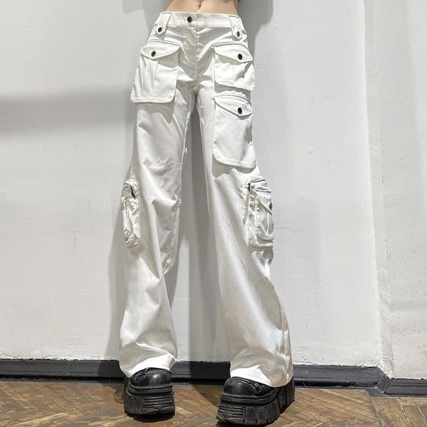 women's pants casual trousers solid fashion streetwear pockets wide leg high waist straight y2k denim hop street style 230506, Black;white
women's pants casual trousers solid fashion streetwear pockets wide leg high waist straight y2k denim hop street style 230506, Black;white