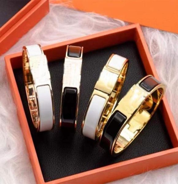 classic brand design rainbow enamel bracelet bangle titanium steel clasp bangles for man women jewelry gift ordinary high version 1296548, Black
classic brand design rainbow enamel bracelet bangle titanium steel clasp bangles for man women jewelry gift ordinary high version 1296548, Black