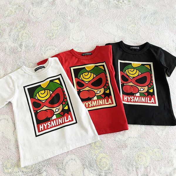 2022 black super summer star nipple doll fashion brand short sleeve t-shirt for middle and small children, Blue
2022 black super summer star nipple doll fashion brand short sleeve t-shirt for middle and small children, Blue