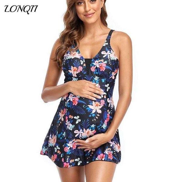 swimwear for pregnant women female digital printed belly covered split skirt type conservative, White;black
swimwear for pregnant women female digital printed belly covered split skirt type conservative, White;black