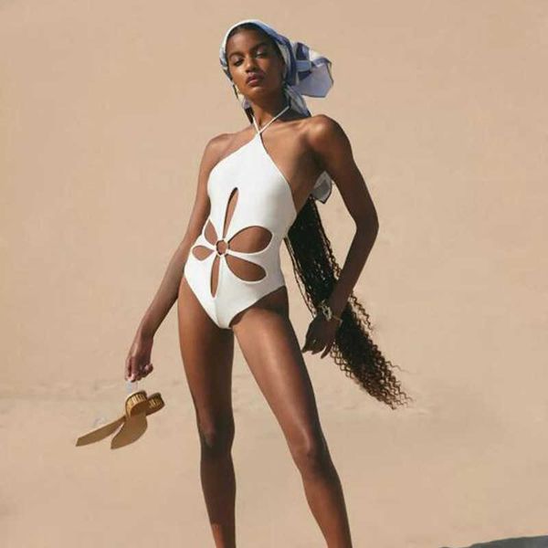 women's swimwear 2023 new women's swimwear fashion solid color hollow hanging neck backless one-piece ladies bikini beach vacation, White;black
women's swimwear 2023 new women's swimwear fashion solid color hollow hanging neck backless one-piece ladies bikini beach vacation, White;black