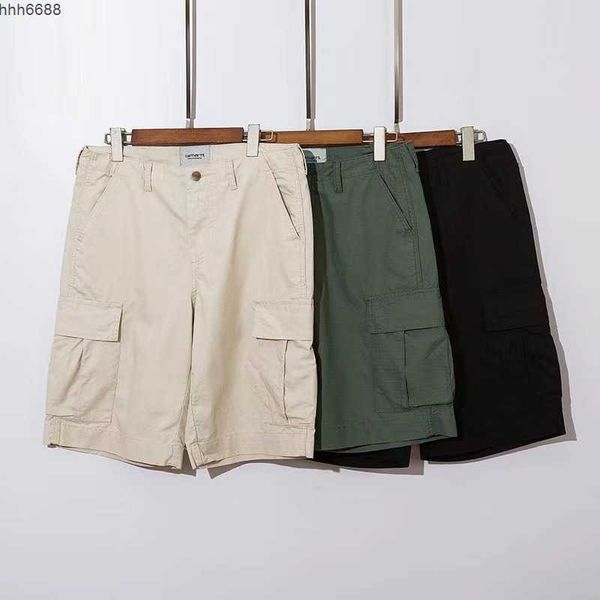 bh3j 2023 summer new men's shorts fashion tooling brand carhart military style shorts with multiple pockets casual loose fitting couple, White;black
bh3j 2023 summer new men's shorts fashion tooling brand carhart military style shorts with multiple pockets casual loose fitting couple, White;black