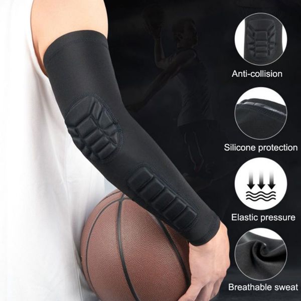 1pcs sport elbow pads elastic basketball arm sleeve crashproof honeycomb elbow support elbow protector guard sport, Black;gray
1pcs sport elbow pads elastic basketball arm sleeve crashproof honeycomb elbow support elbow protector guard sport, Black;gray