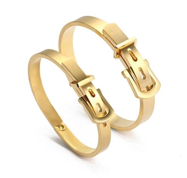 18k gold 316l stainless steel cuff bracelet men and women bangle6397538, White
18k gold 316l stainless steel cuff bracelet men and women bangle6397538, White