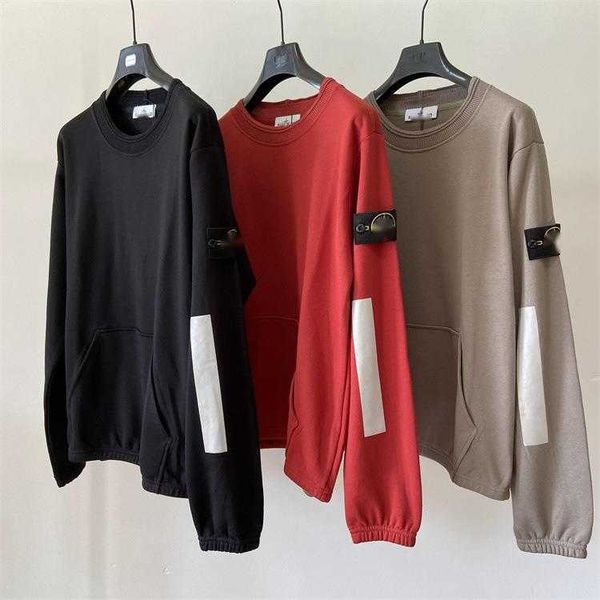 stone men's sweatshirt designer autumn models trend set head men's loose youth long-sleeved reflective round neck sweater, Black
stone men's sweatshirt designer autumn models trend set head men's loose youth long-sleeved reflective round neck sweater, Black