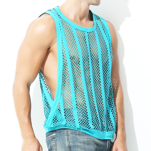 men' tank transparent undershirt see though sleeveless shirt mesh breathable bodybuilding fitness vest singlet 230506, White;black
men' tank transparent undershirt see though sleeveless shirt mesh breathable bodybuilding fitness vest singlet 230506, White;black