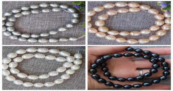 natural 89mm greypinkwhiteblack rice freshwater pearl loose beads t2005071161214, White
natural 89mm greypinkwhiteblack rice freshwater pearl loose beads t2005071161214, White