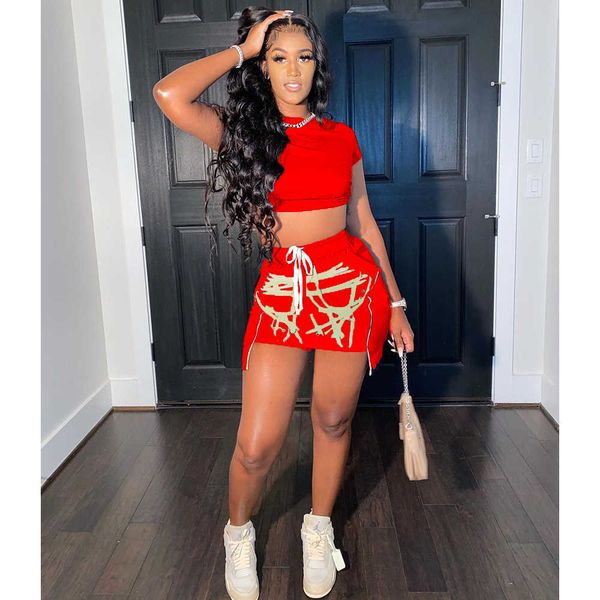 two piece dress summer streetwear print skirts 2 piece outfits casual o neck short sleeve crop mini skirts slim club wear two piece set j230, White
two piece dress summer streetwear print skirts 2 piece outfits casual o neck short sleeve crop mini skirts slim club wear two piece set j230, White