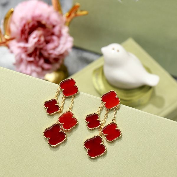 designer van clover stud four leaf flower internet celebrity fashion women jewelry gold earrings woman luxury accessories for dinner party e, Golden;silver
designer van clover stud four leaf flower internet celebrity fashion women jewelry gold earrings woman luxury accessories for dinner party e, Golden;silver