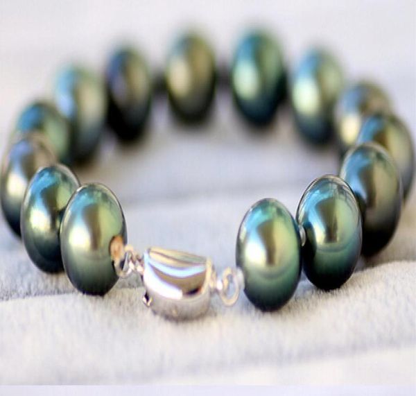 fine pearl jewelry tahitian peacock green south black pearl bracelet sea water pearls 1011mm 78quot very strong light pole sli3439880
fine pearl jewelry tahitian peacock green south black pearl bracelet sea water pearls 1011mm 78quot very strong light pole sli3439880
