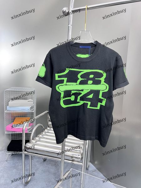 xinxinbuy men designer tee t shirt 23ss knitted purist 1854 letter jacquard short sleeve cotton women blue green black s-2xl, Black;brown
xinxinbuy men designer tee t shirt 23ss knitted purist 1854 letter jacquard short sleeve cotton women blue green black s-2xl, Black;brown