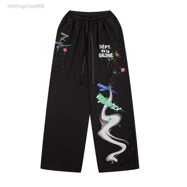 men's gallery pants fashion hand-painted graffiti ink printed and guard io2n, Black
men's gallery pants fashion hand-painted graffiti ink printed and guard io2n, Black