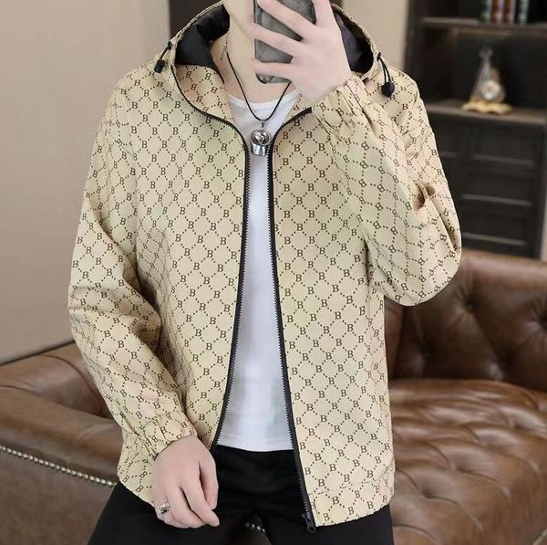 mens jacket spring and autumn brand designer windrunner tee fashion hooded sports windbreaker casual zipper jackets clothing, Black;brown
mens jacket spring and autumn brand designer windrunner tee fashion hooded sports windbreaker casual zipper jackets clothing, Black;brown
