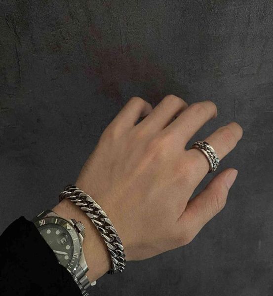 carmen ins net red solid titanium steel cuban bracelet hip hop trend versatile couple simple bracelet men and women8519241, Golden;silver
carmen ins net red solid titanium steel cuban bracelet hip hop trend versatile couple simple bracelet men and women8519241, Golden;silver