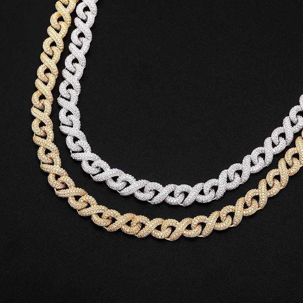 hip hop jewelry men gold chain no fade 13mm full diamond shiny necklace choker iced out cuban link chain necklace, Silver
hip hop jewelry men gold chain no fade 13mm full diamond shiny necklace choker iced out cuban link chain necklace, Silver