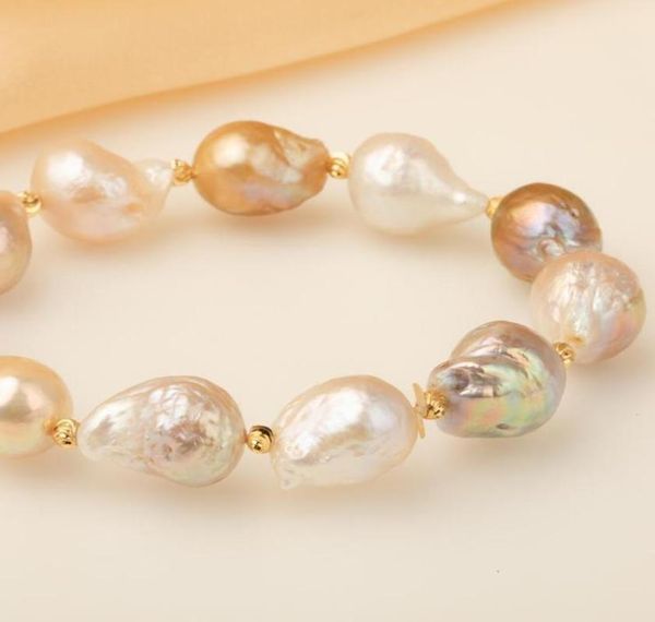 amazing natural colours real bangle baroque drop freshwater pearl bracelet6435253, Black
amazing natural colours real bangle baroque drop freshwater pearl bracelet6435253, Black