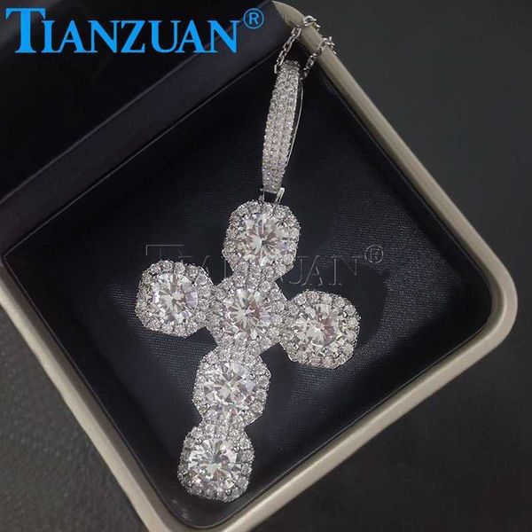 44*87mm cross shape full of d vvs white moissanite pendant 925 sterling silver popular jewelry engagement datting gift, Golden;silver
44*87mm cross shape full of d vvs white moissanite pendant 925 sterling silver popular jewelry engagement datting gift, Golden;silver