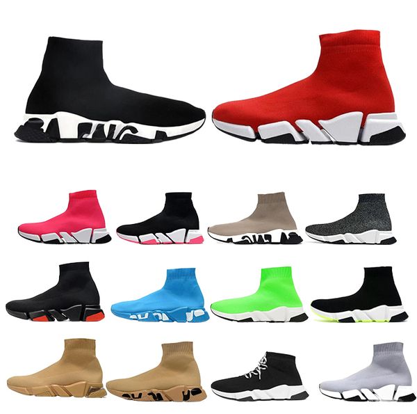 2023 socks casual shoes autumn boots paris second generation sock speed 2.0 shoes womens designer sock booties flat heel thick sole high ank, Black
2023 socks casual shoes autumn boots paris second generation sock speed 2.0 shoes womens designer sock booties flat heel thick sole high ank, Black