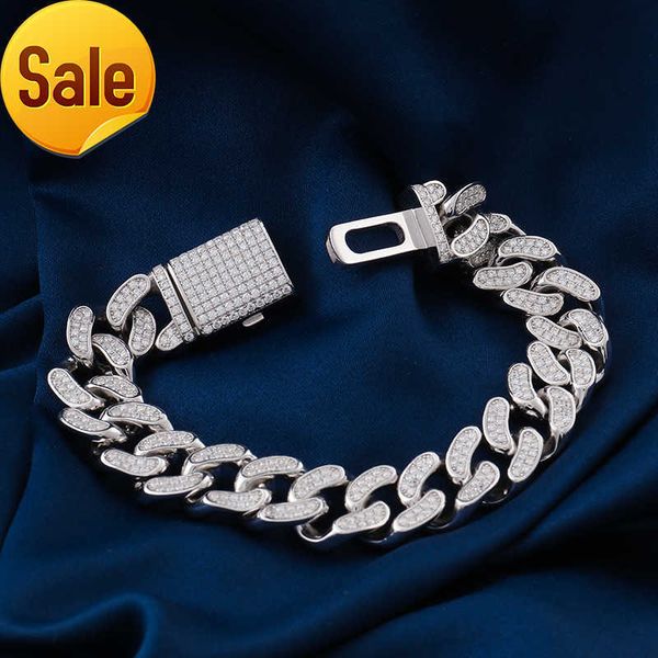 luxury 18k women bracelets moissanite chain hip hop jewelry western style tennis chains for new year gift, Silver
luxury 18k women bracelets moissanite chain hip hop jewelry western style tennis chains for new year gift, Silver