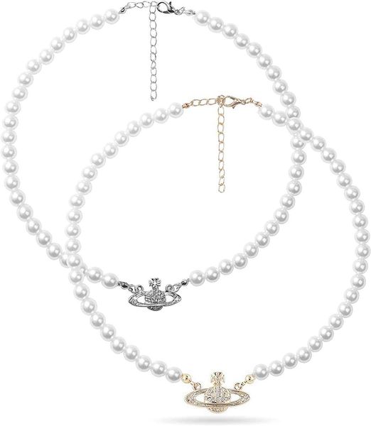 2-piece pearl necklace set artificial pearl necklace pearl necklace pendant for women's girlfriend's wedding and birthday annivers, Golden;silver
2-piece pearl necklace set artificial pearl necklace pearl necklace pendant for women's girlfriend's wedding and birthday annivers, Golden;silver