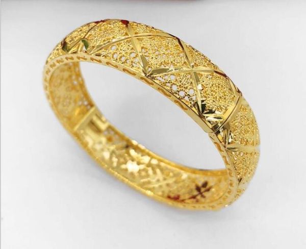 new fashion 24k gold color wedding dubai bangles for women bride bracelets ethiopianfranceafricandubai jewelry gifts7730455, Black
new fashion 24k gold color wedding dubai bangles for women bride bracelets ethiopianfranceafricandubai jewelry gifts7730455, Black
