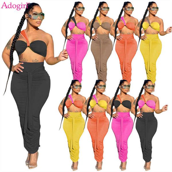two piece dress adogirl summer two piece dress set beach outfits for women straps bra crop lace up long skirt pants party club suits j230506, White
two piece dress adogirl summer two piece dress set beach outfits for women straps bra crop lace up long skirt pants party club suits j230506, White