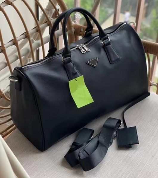 men fashion duffle bag triple black saffiano cross leather travel bags women mens handle luggage gentleman business tote with shoulder strap
men fashion duffle bag triple black saffiano cross leather travel bags women mens handle luggage gentleman business tote with shoulder strap