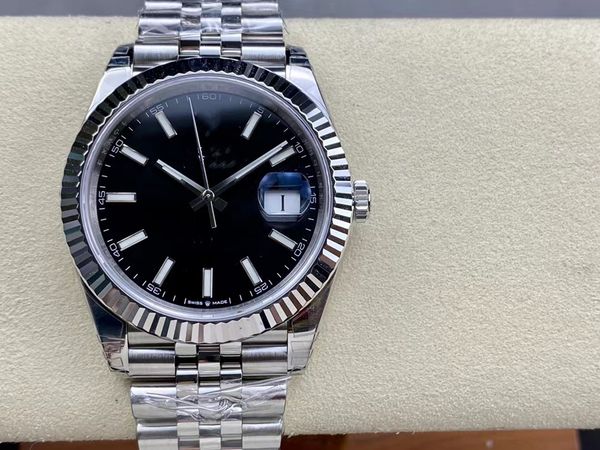 with original box fashion men's watch 41mm datejust automatic mechanical movement men's watches silver black dial stainless steel, Slivery;brown
with original box fashion men's watch 41mm datejust automatic mechanical movement men's watches silver black dial stainless steel, Slivery;brown
