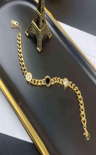 korean fashion personality roman numerals diamond plating 18k gold titanium steel bracelet female temperament wild9983204, Black
korean fashion personality roman numerals diamond plating 18k gold titanium steel bracelet female temperament wild9983204, Black