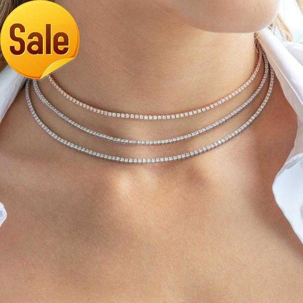 gemnel new fashion s925 sterling silver tennis chain necklace for women's 2mm white crystal cubic zirconia tennis necklaces
gemnel new fashion s925 sterling silver tennis chain necklace for women's 2mm white crystal cubic zirconia tennis necklaces
