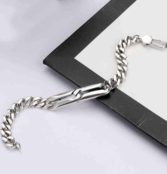 925 sterling silver bracelet light luxury brand jewelry fashion trend simple men and women couple birthday gift9147588, Black
925 sterling silver bracelet light luxury brand jewelry fashion trend simple men and women couple birthday gift9147588, Black