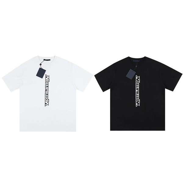 23ss new limited woman men's t-shirts couples high end classic letter printed short sleeve vacation summer beach fashion breathable sim, White;black
23ss new limited woman men's t-shirts couples high end classic letter printed short sleeve vacation summer beach fashion breathable sim, White;black