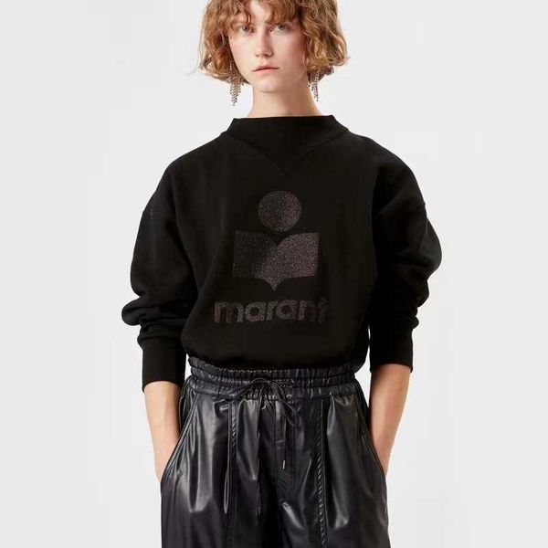 23aw isabel marant women designer sweatshirt fashion sweater new letter flocking print triangle neck women casual long sleeve fashion top, Black
23aw isabel marant women designer sweatshirt fashion sweater new letter flocking print triangle neck women casual long sleeve fashion top, Black