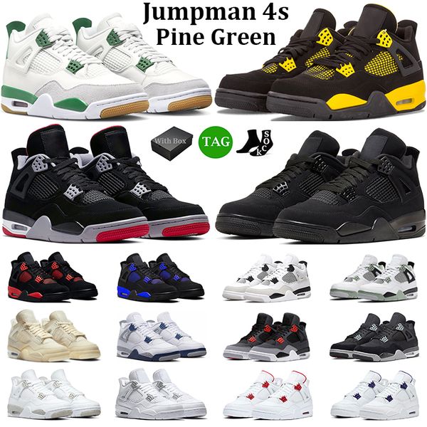 with box jumpman 4 basketball shoes men women 4s pine green black cat military black seafoam red thunder bred sail mens trainers outdoor sne
with box jumpman 4 basketball shoes men women 4s pine green black cat military black seafoam red thunder bred sail mens trainers outdoor sne