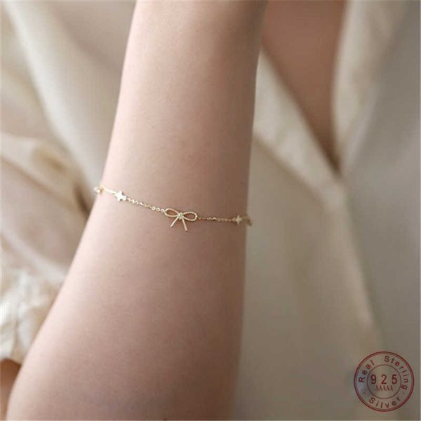 charm bracelets 925 sterling silver 14k gold plated zircon bracelet for women simple temperament twist bow star bracelet jewelry aa230506, Golden;silver
charm bracelets 925 sterling silver 14k gold plated zircon bracelet for women simple temperament twist bow star bracelet jewelry aa230506, Golden;silver