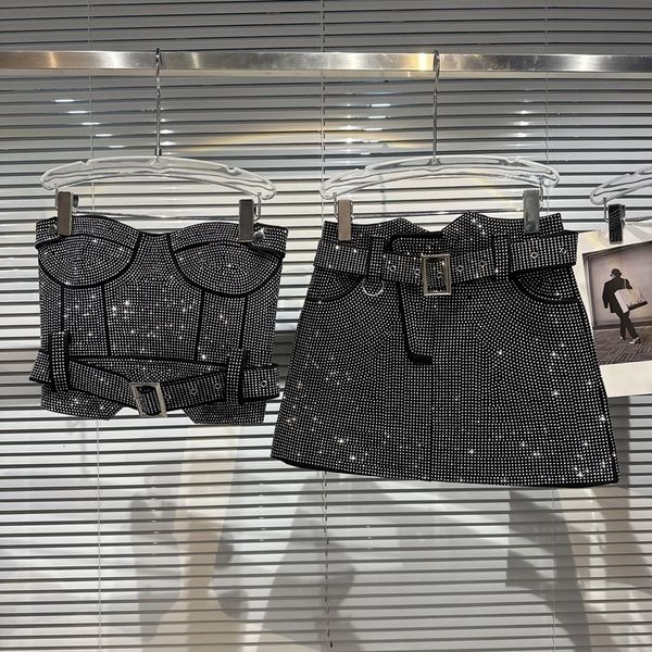 two piece dress prepomp sleeveless strapless diamonds padded chest tank vest short bodycon skirt belt set outfits gh708 230506, White
two piece dress prepomp sleeveless strapless diamonds padded chest tank vest short bodycon skirt belt set outfits gh708 230506, White