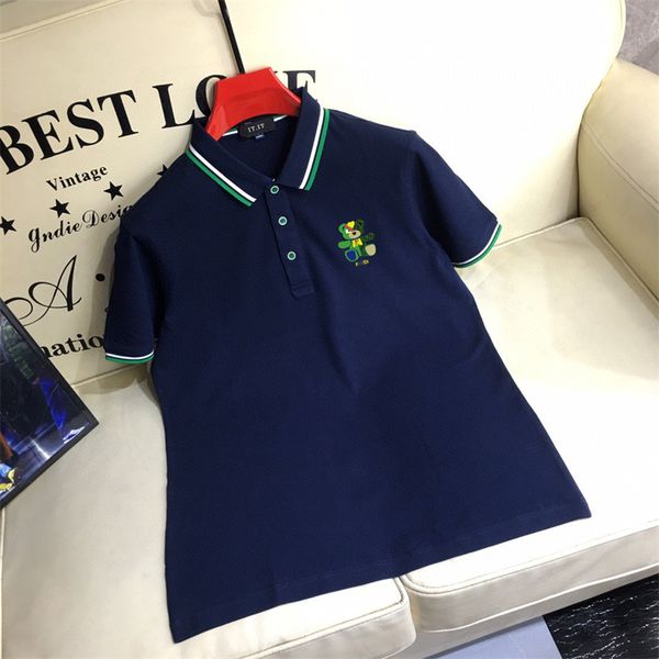 men and women designer polo shirt men's casual business fashion letter printed t-shirt high street men's polo shirt quality wholes, White;black
men and women designer polo shirt men's casual business fashion letter printed t-shirt high street men's polo shirt quality wholes, White;black