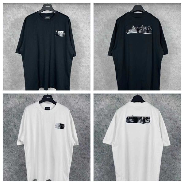 men's t-shirt 2023 summer new designer waves cola black rubber letters embroidered loose short-sleeved men and women with the same para, White;black
men's t-shirt 2023 summer new designer waves cola black rubber letters embroidered loose short-sleeved men and women with the same para, White;black