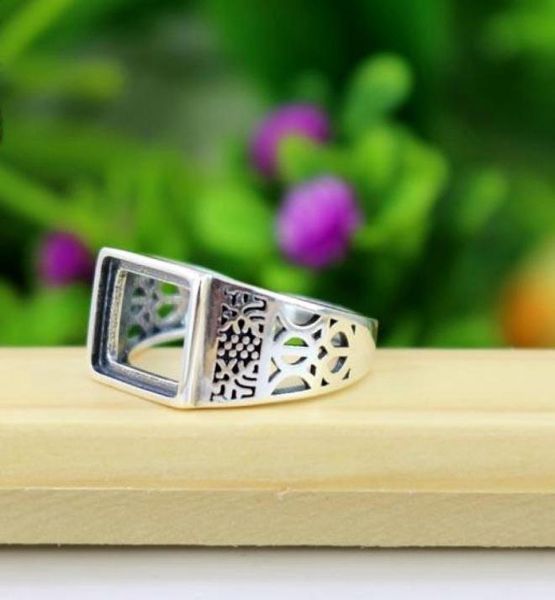 925 sterling silver vintage retro engagement ring 9x11mm princess cabochon semi mount fine silver women ring filigree jewelry sett8941656, Slivery;crystal
925 sterling silver vintage retro engagement ring 9x11mm princess cabochon semi mount fine silver women ring filigree jewelry sett8941656, Slivery;crystal