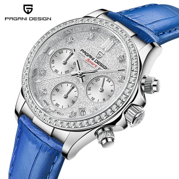 women s watches pagani design fashion multifunctional ladies quartz chronograph luxury sapphire glass 24 hour zone women 10atm luminous 2305, Slivery;golden
women s watches pagani design fashion multifunctional ladies quartz chronograph luxury sapphire glass 24 hour zone women 10atm luminous 2305, Slivery;golden