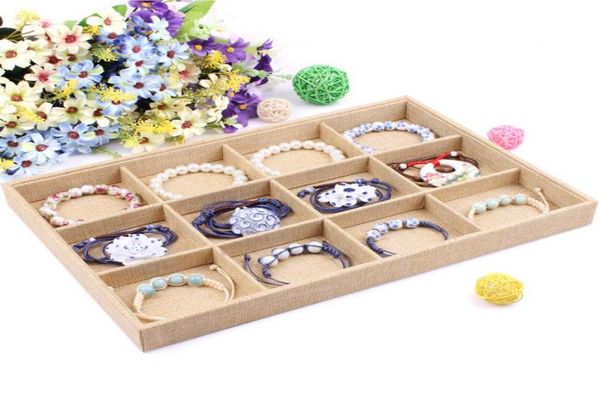 highgrade linen 12 grids jewelry plate necklace display drop pendants tray bracelet holder jewelry storage showcase shelf2689188, Black
highgrade linen 12 grids jewelry plate necklace display drop pendants tray bracelet holder jewelry storage showcase shelf2689188, Black